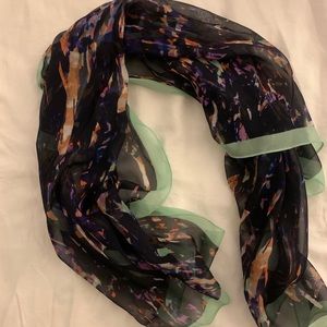 Club Monaco Silk Scarf - Multicolored